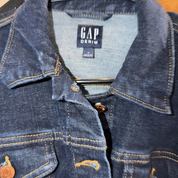 GAP Dark Blue Denim Jean Jacket for Women - Picture 2 of 3